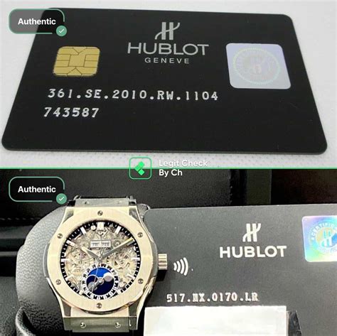 serial number on hublot mdm|Hublot warranty card.